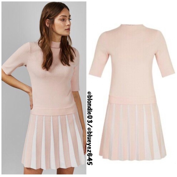 Ted Baker Hethia Knit Layeredlook Dress 